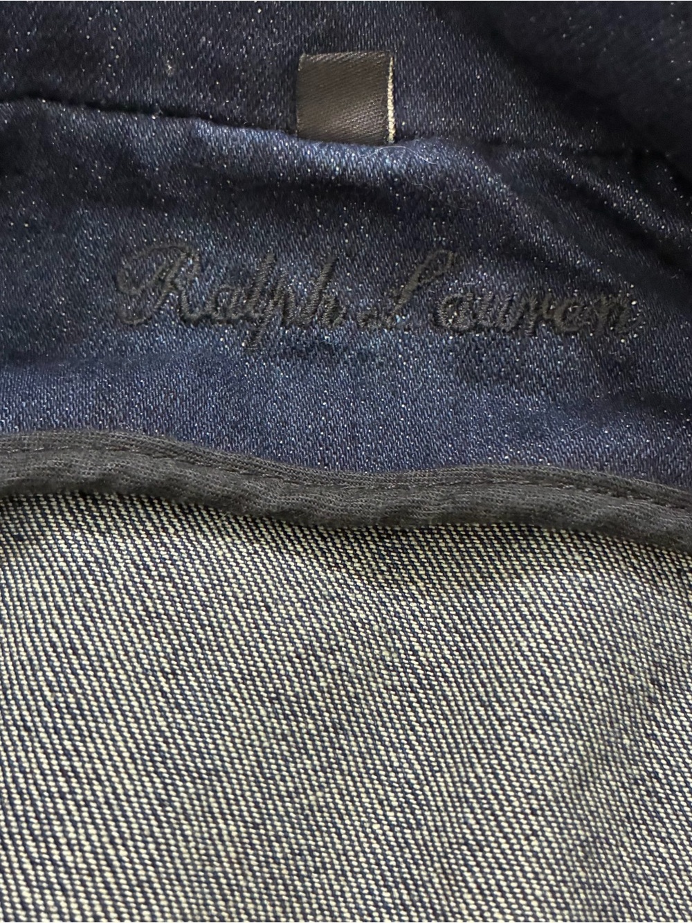Ralph Lauren Denim Jean Military Jacket - Picture 5 of 7
